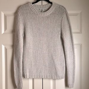 Sandro sweater with pastel threading